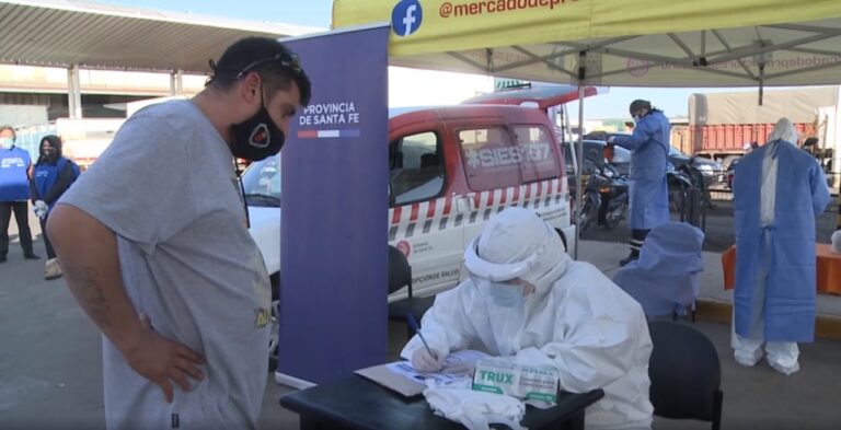 Photo of Realizon testeos en el mercado por la alta circulación de camioneros