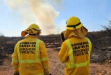 Photo of El trabajo de los brigadistas santafesinos evitó que se propague el fuego en una zona clave de Córdoba